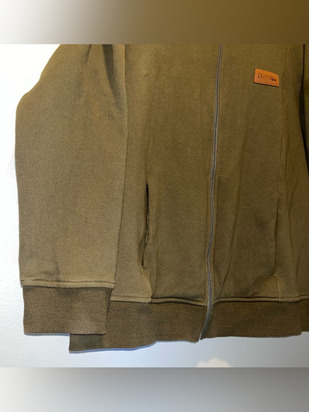 Excellent Preloved Condition DapperBoi Men's Sweater Jacket - Hunter Green - Picture 5 of 10